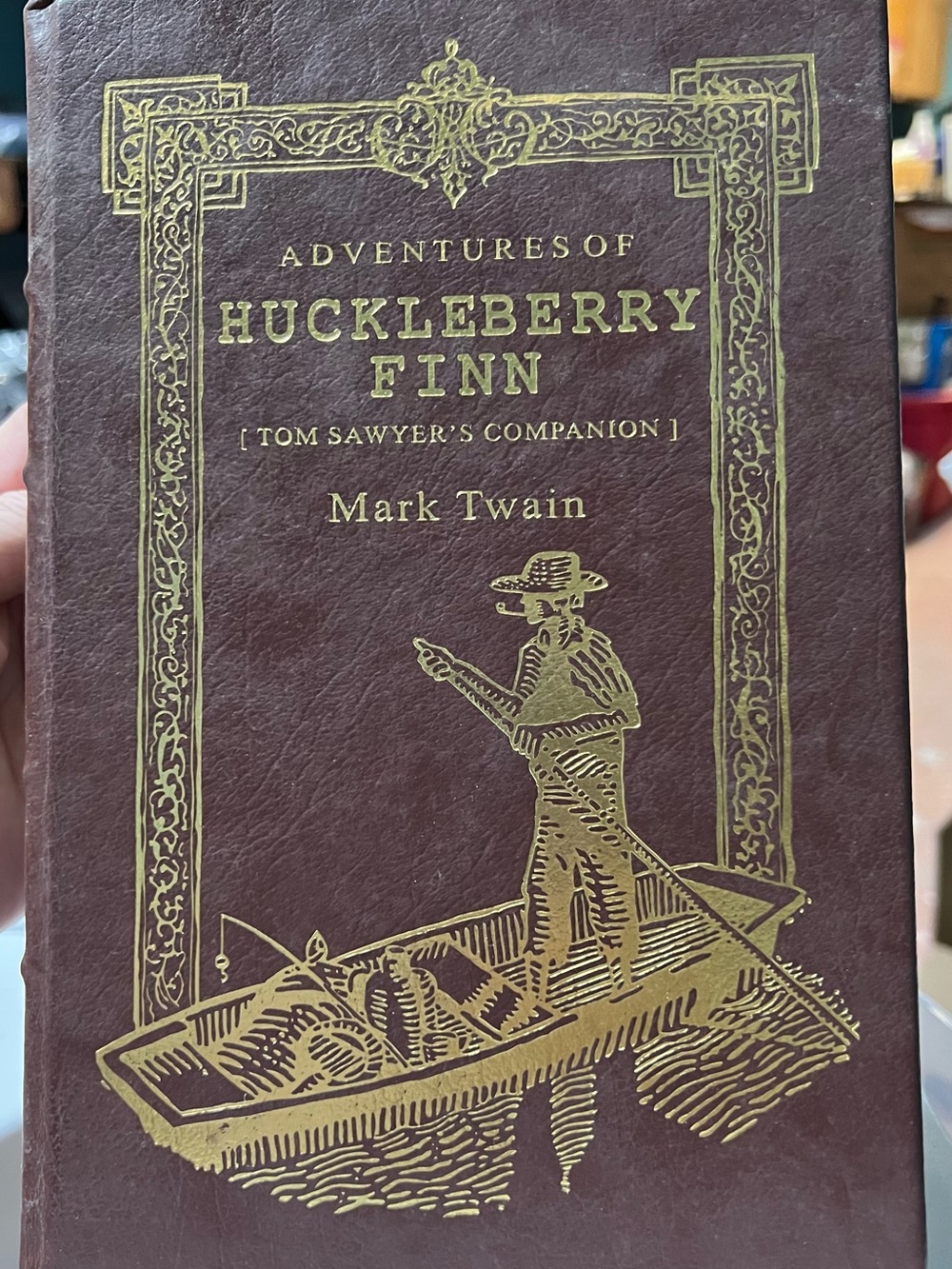 1994 Leather Bound Collector’s Edition of Huckleberry Finn